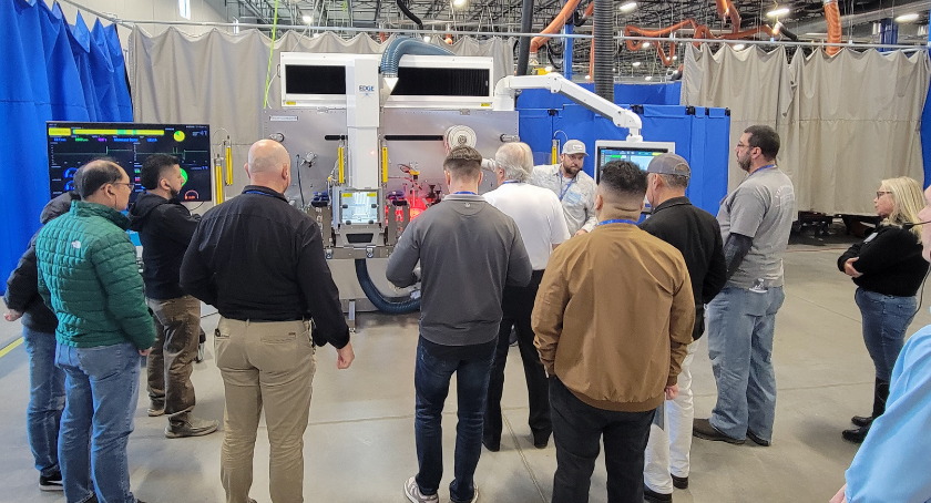 Guided tours were a key highlight of the Technology Showcase.